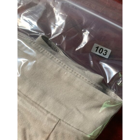 Lane Bryant Womans 28 Tan Khaki Flat Front Shorts - Picture 4 of 4